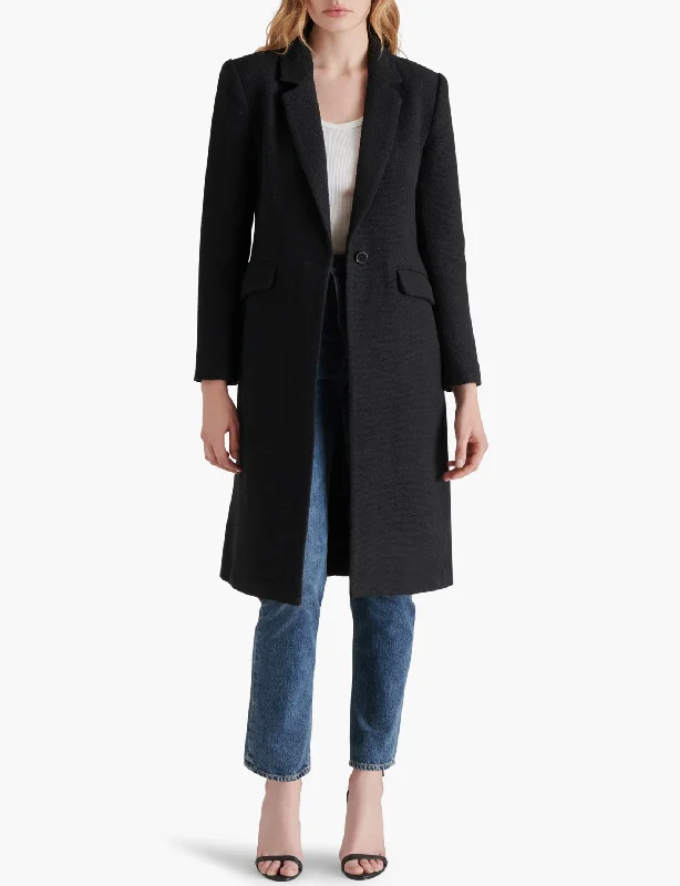Prisie Coat, Black Youthful Women's Pop