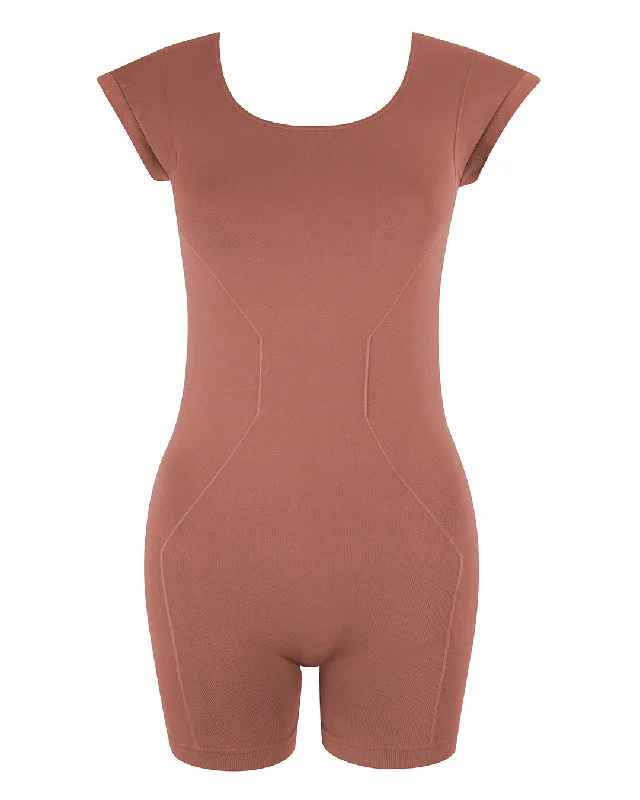 EUPHORIC Shorts Unitard | Rusty Pink Hip Women's Urban
