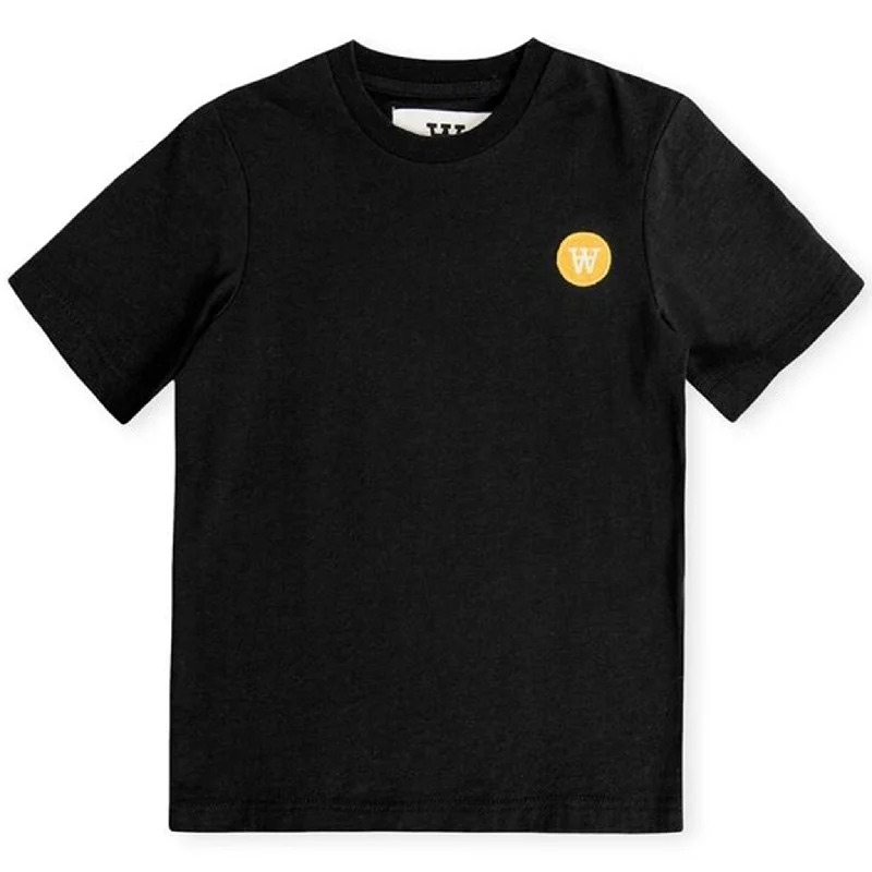 Wood Wood Double A Ola T-shirt Black Modern Women's 