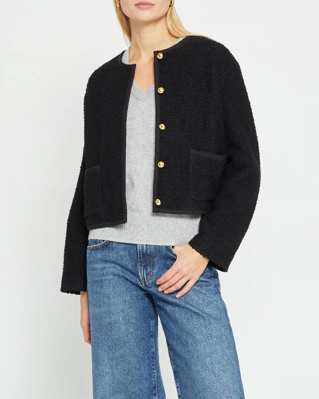 Joe Relaxed-fit Cropped Jacket Traditional Women's Wool