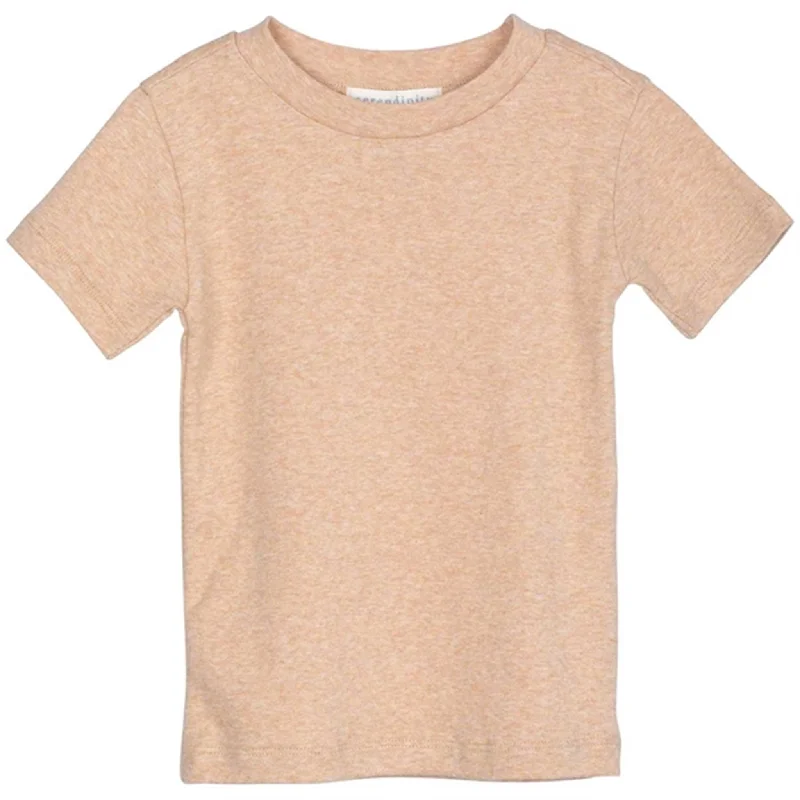 Serendipity Desert Short Sleeve Rib T-shirt Dapper Women's Bow - adorned