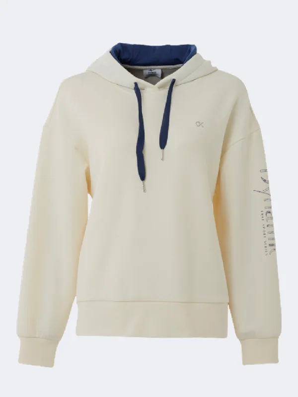 Erke Pullover Women Training Hoody Glacier White Contemporary 