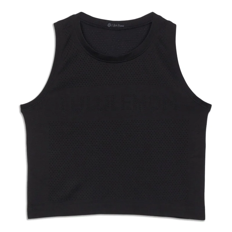 Breeze By Muscle Crop Tank Top - Resale British Gentlewoman Style