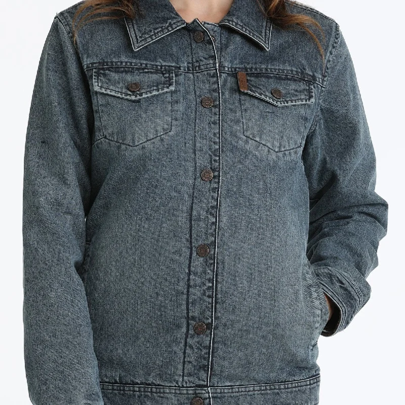Cinch Women's Reversible Southwestern Trucker Jacket in Indigo & Brown Hip Women's Urban Cinch Women's Reversible Southwestern Trucker Jacket in Indigo & Brown Hip Women's Urban