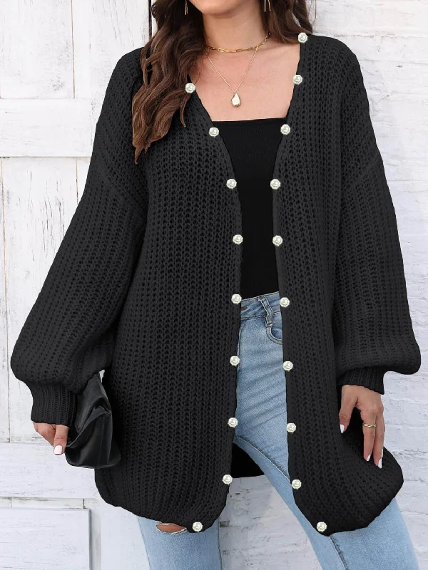Open Front Long Sleeve Cardigan Sporty Women's Athleisure 
