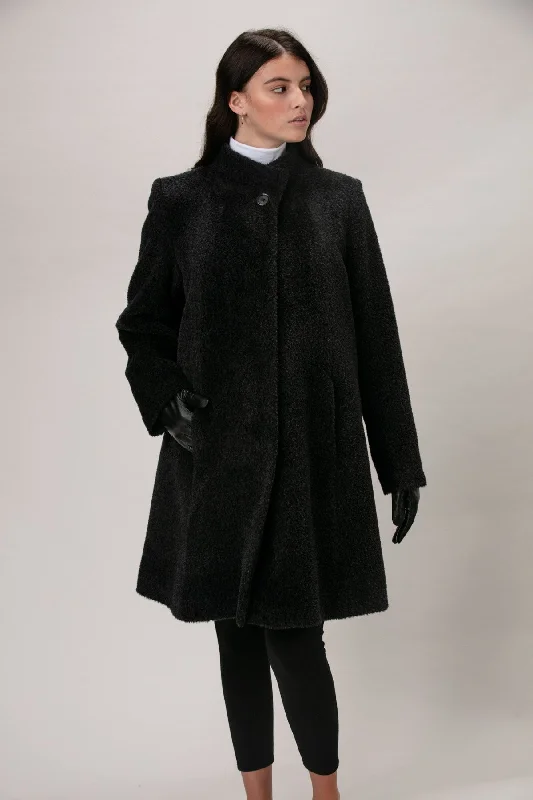 ANITA Super Soft Alpaca A-Line Coat 1478 Refined Women's Classic 