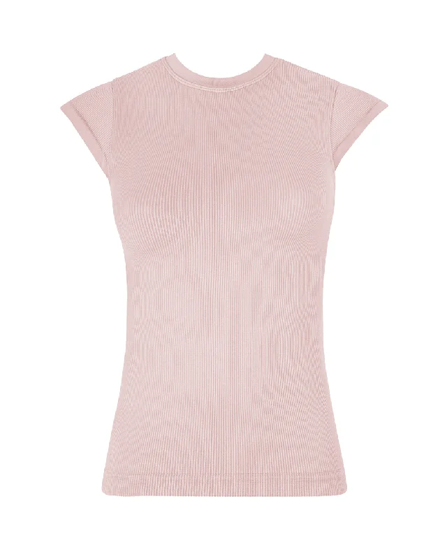 ROUSE Ribbed Top | Blush Contemporary 