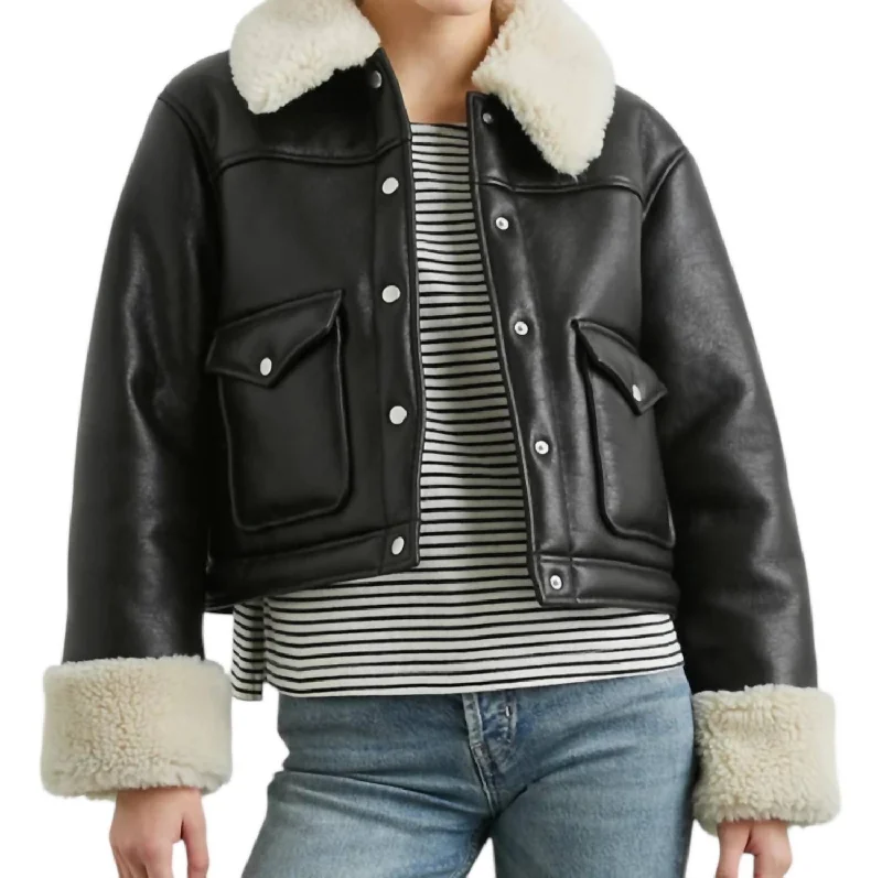 Imani Jacket In Black/ivory Bohemian Women's Free