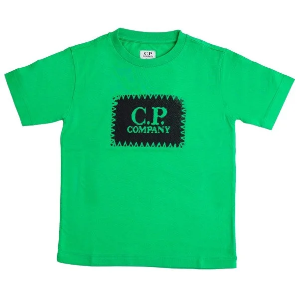 C.P. Company Classic Green T-shirt Cool Women's Distressed
