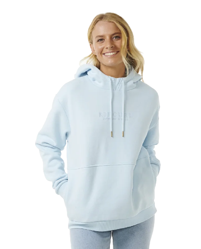 Premium Surf Hoodie in Light Blue European