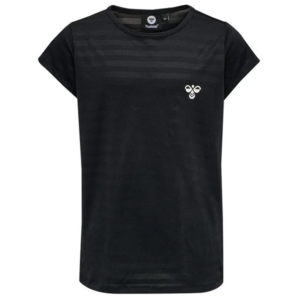 Hummel Black Sutkin T-Shirt Trendy Women's Oversized