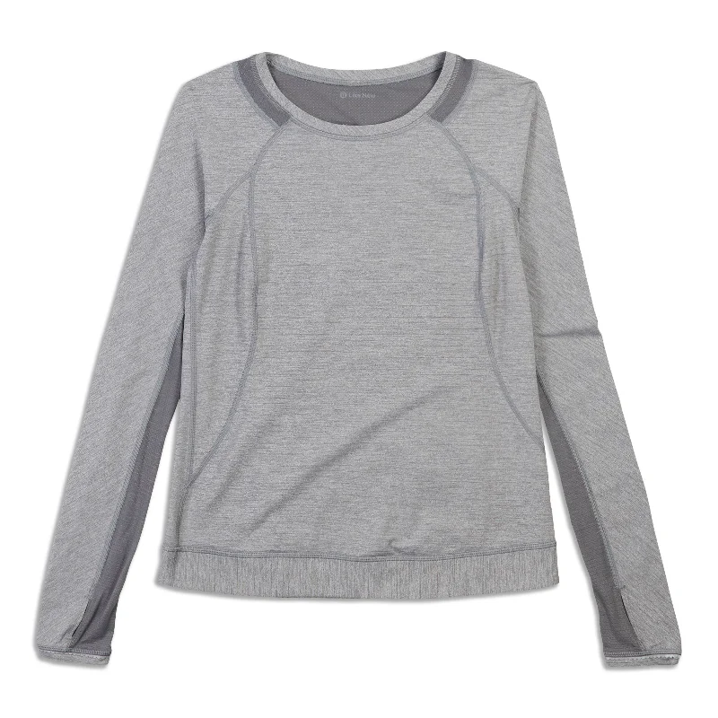 Manifesto Long Sleeve Shirt Crew - Resale Practical Women's Quick - dry