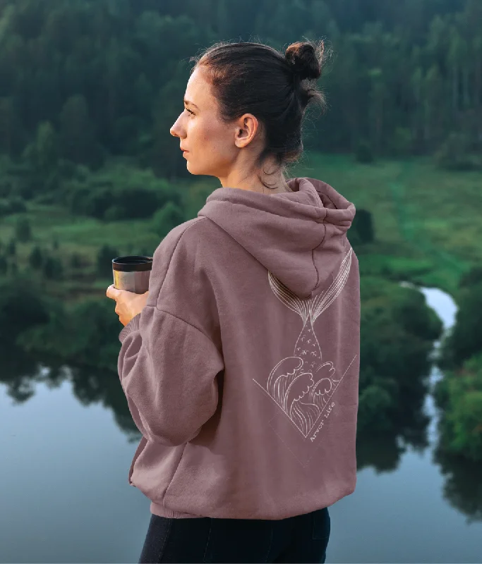 Merfolk Organic Cotton Hoodie Sophisticated Women's Tailored