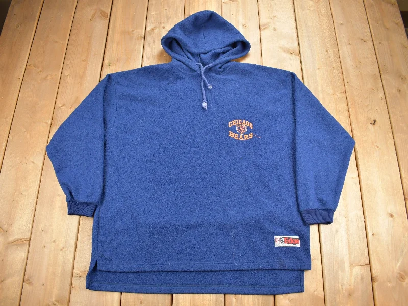 Vintage 1997 Chicago Bears NFL Fleece Hoodie Trendy Women's 