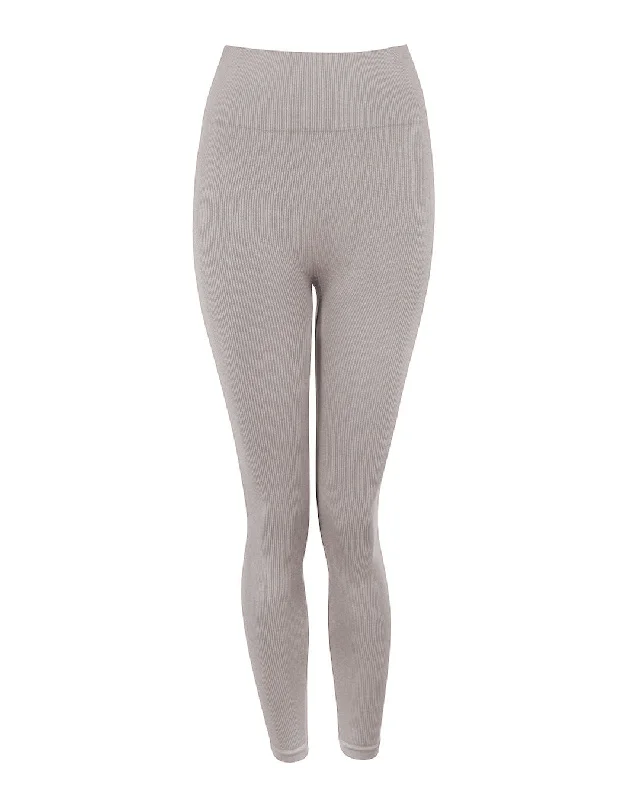 AWAKEN Ribbed Leggings | Taupe Australian Beach