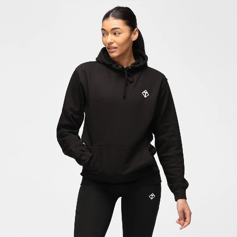 Black Diamond Hoodie Monochromatic Office Style