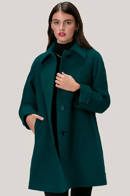 TRINITY Wool & Cashmere Swing Coat 3174 Confident Women's Power