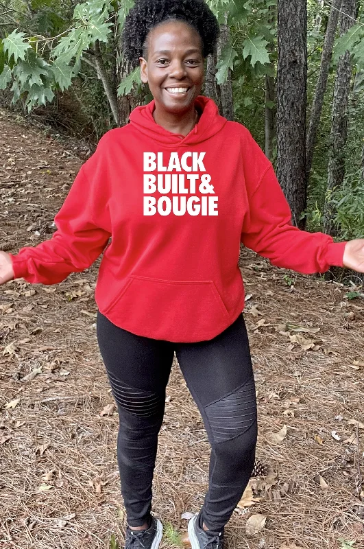 Black Built Bougie Bright Colors Hoodie Traditional Women's 