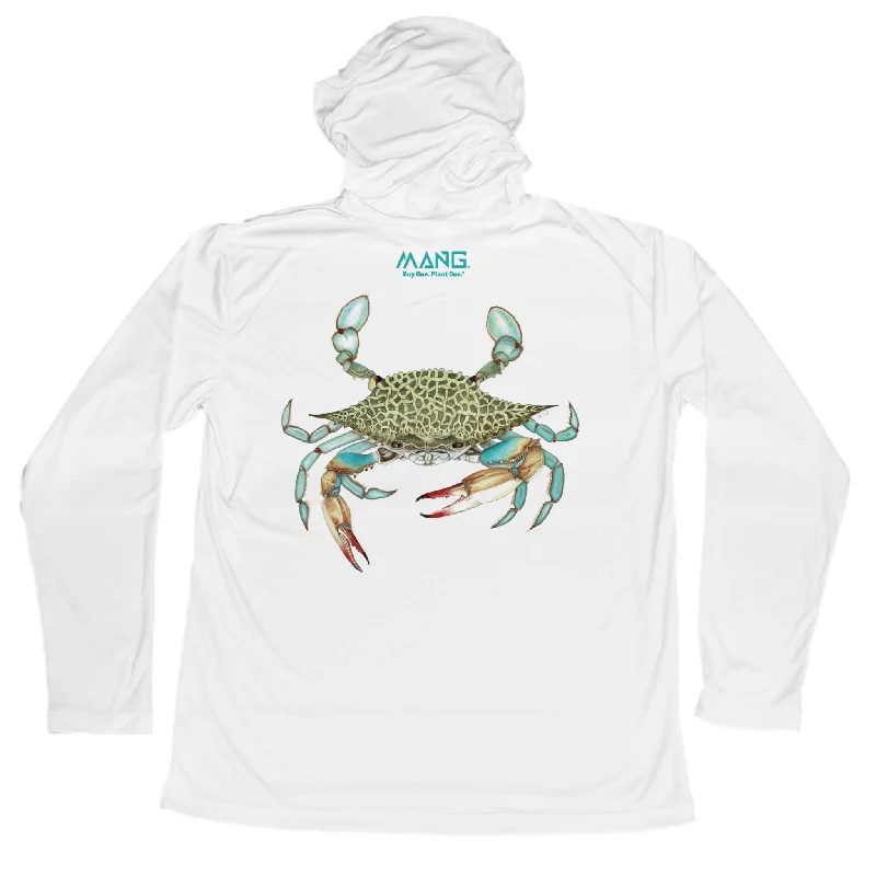 Blue Crab MANG Hoodie Feminine Women's Style 