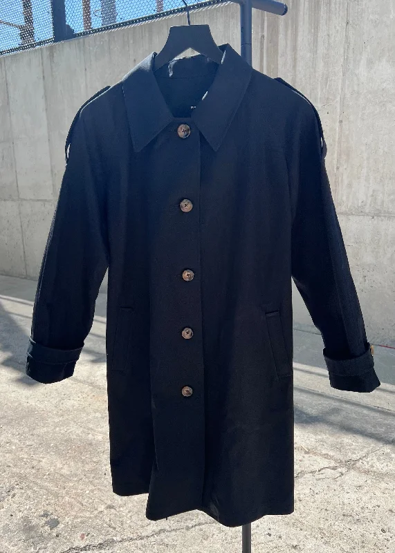 Trench Coat - Black European
