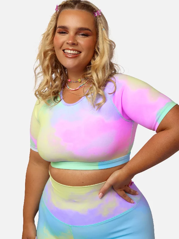 BOSS MODE T-SHIRT TOP Sleek Women's Metallic