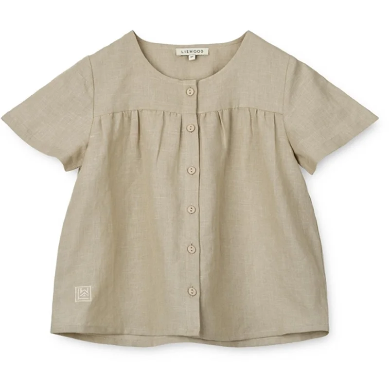 Liewood Mist Annaka Linen Top Feminine Women's Soft 