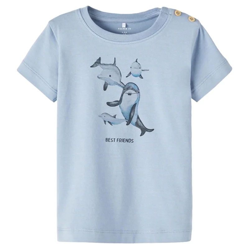 Name it Dusty Blue Fogat T-Shirt Monochromatic All - in - one