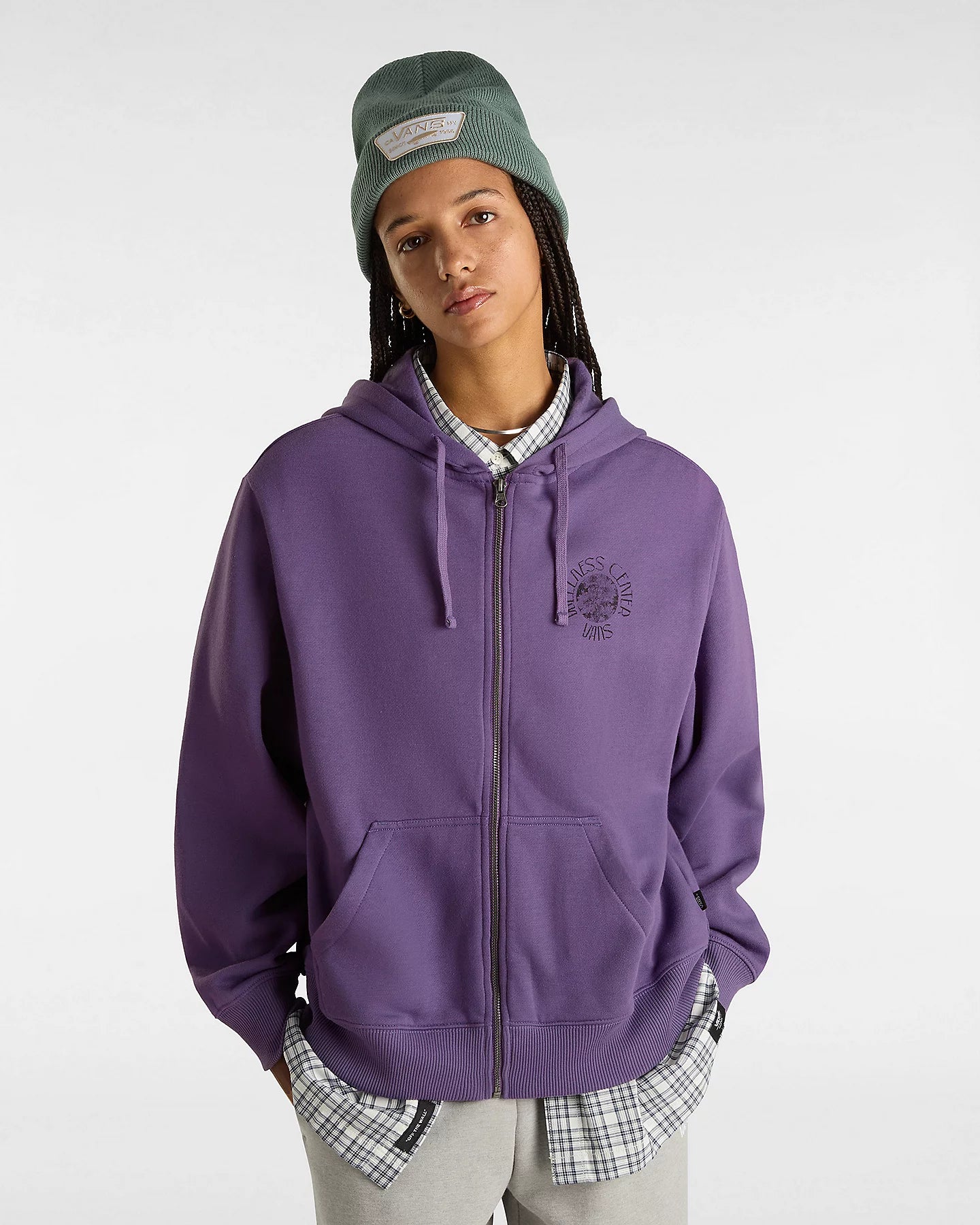 Wellness Blousant Hoodie in Grape Jam Dynamic Women's Moto