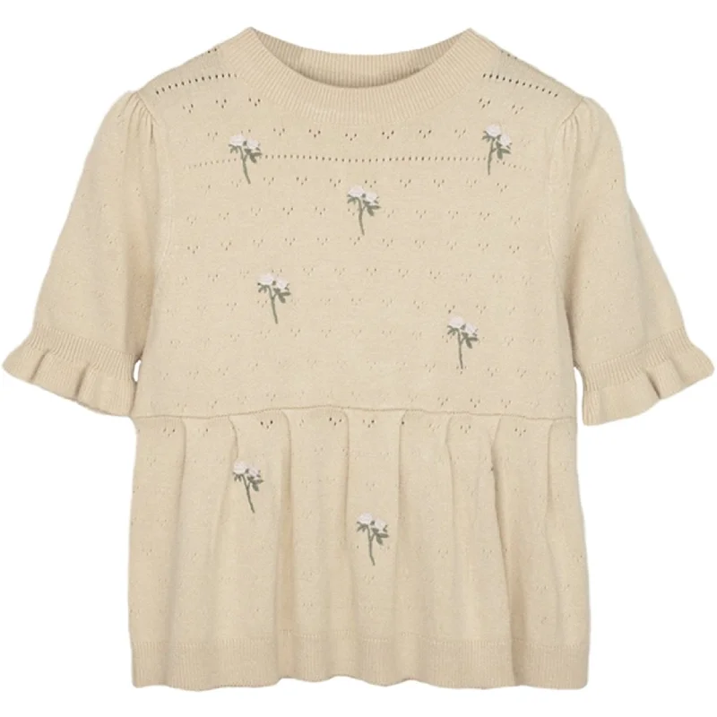 Fliink Sandshell Fame Embr. Ss Top Streetwear Style for 