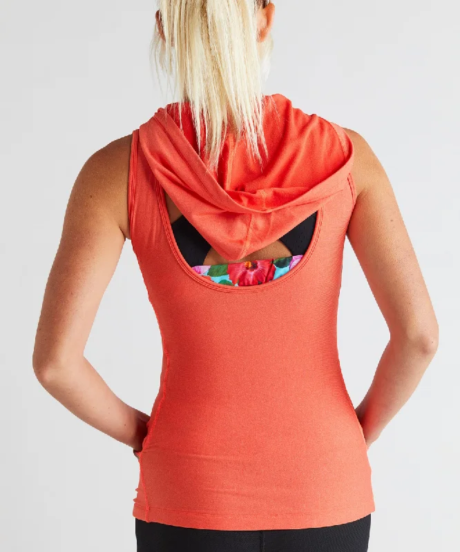 Sleeveless Backless Hoodie Tank Top Streetwear Style for 