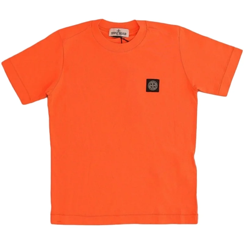 Stone Island Junior T-shirt Coral Vacation