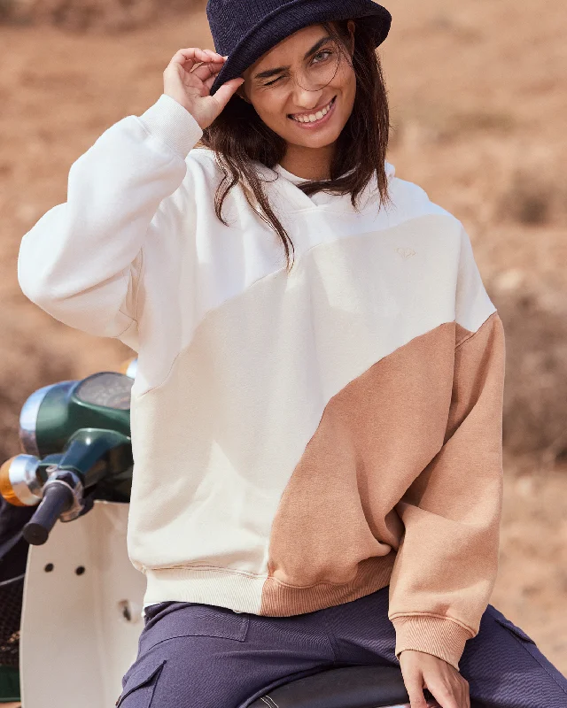 Waving Heart Hoodie in Parchment Sharp Women's Italian