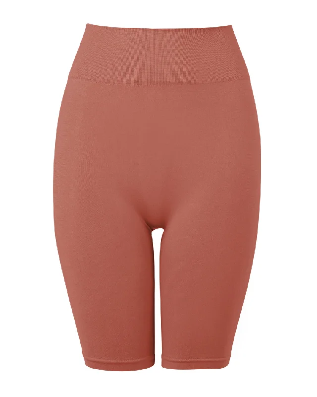 OPEN MINDED Shorts | Rusty Pink Bold Women's Statement