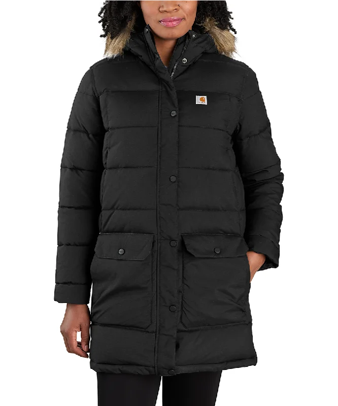 Carhartt Women's Quilted Montana Parka - Black Monochromatic Office Style