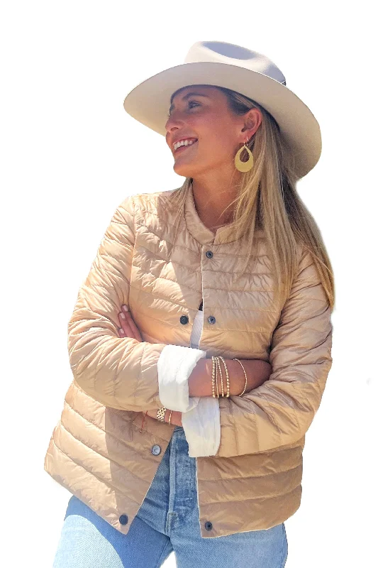 The Leicester in Matte | Light weight 2 in 1 Reversible Down Jacket Trendy Women's Oversized