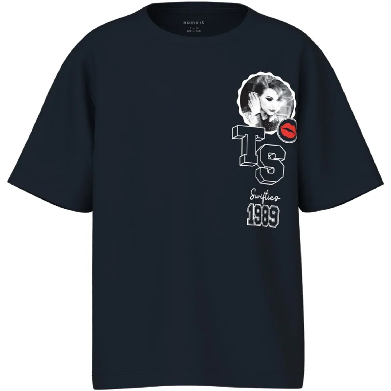 Name It Black Feyre Taylor Swift Regular T-Shirt Earthy Women's Hemp - based