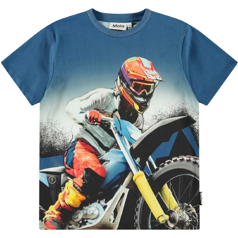 Molo Big MC blue Riley T-Shirt Classic Women's Pin - striped