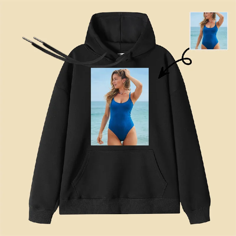 Custom Hoodies Sexy Photos Special Gifts for Him Modern Women's 