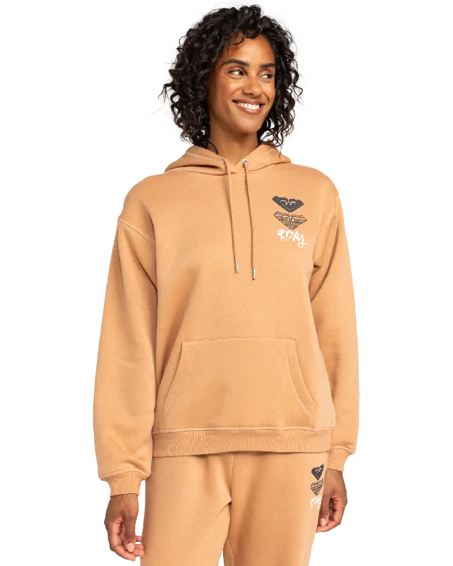 Surf Stoked Hoodie in Camel Dynamic Women's High - energy