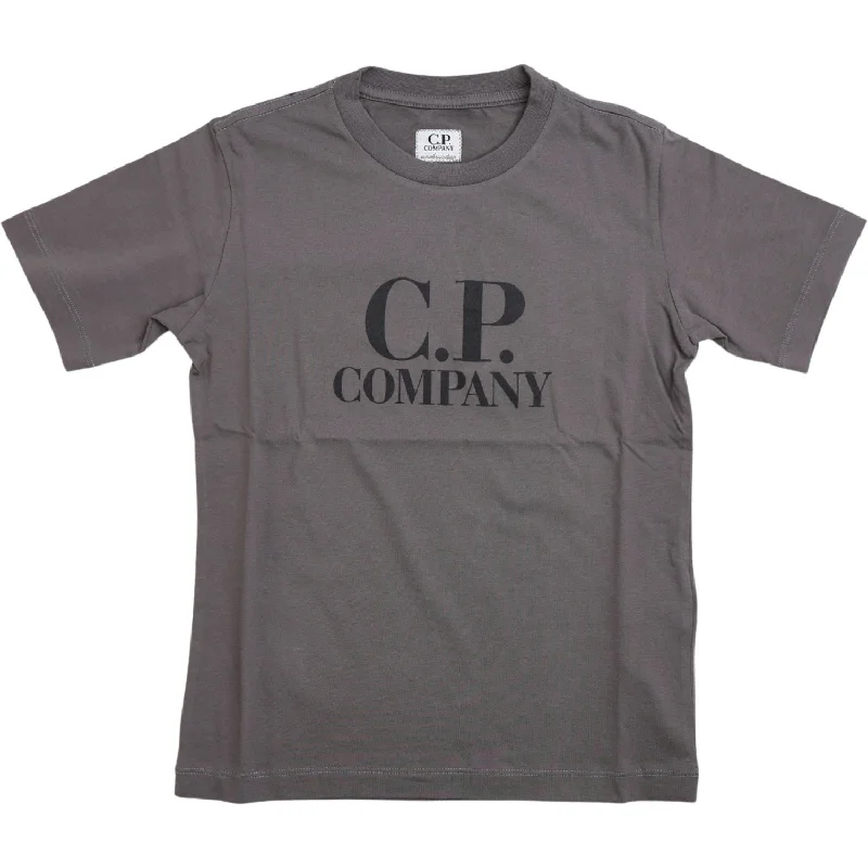 C.P. Company Anthracite Grey T-Shirt Casual Women's Japanese 