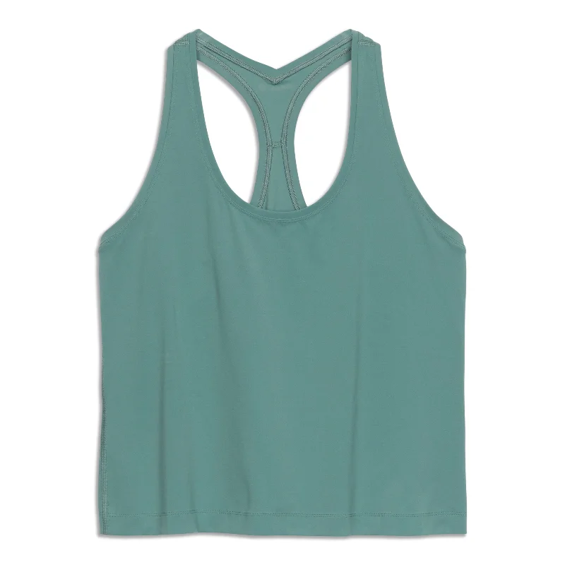 Cool Racerback Short Tank Top - Resale Sophisticated Women's Tailored