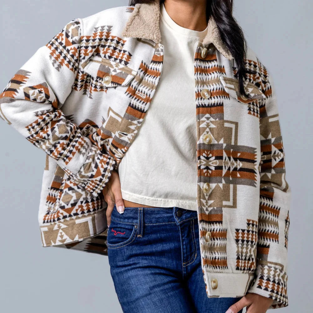 Kimes Ranch Women's Red Rocks Jacket in Oatmeal performance