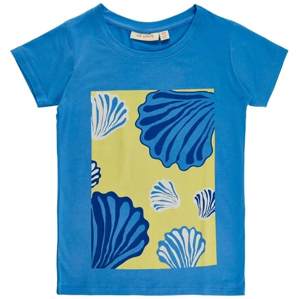 Soft Gallery Vista Blue Juna Shellscape T-shirt Dapper Women's 1920S