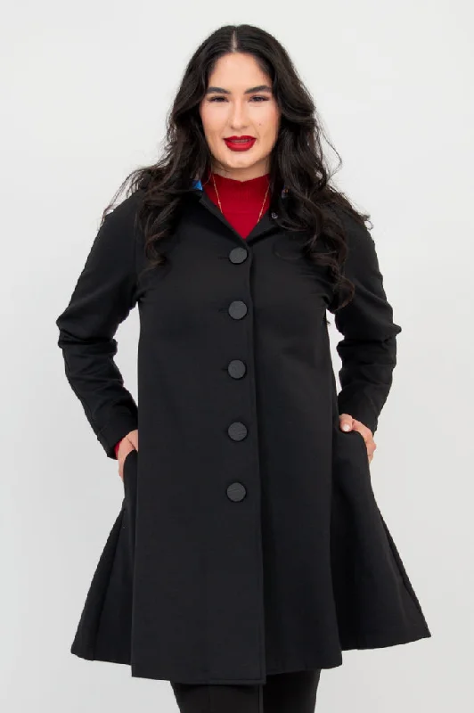 Florence Coat, Black, Modal French