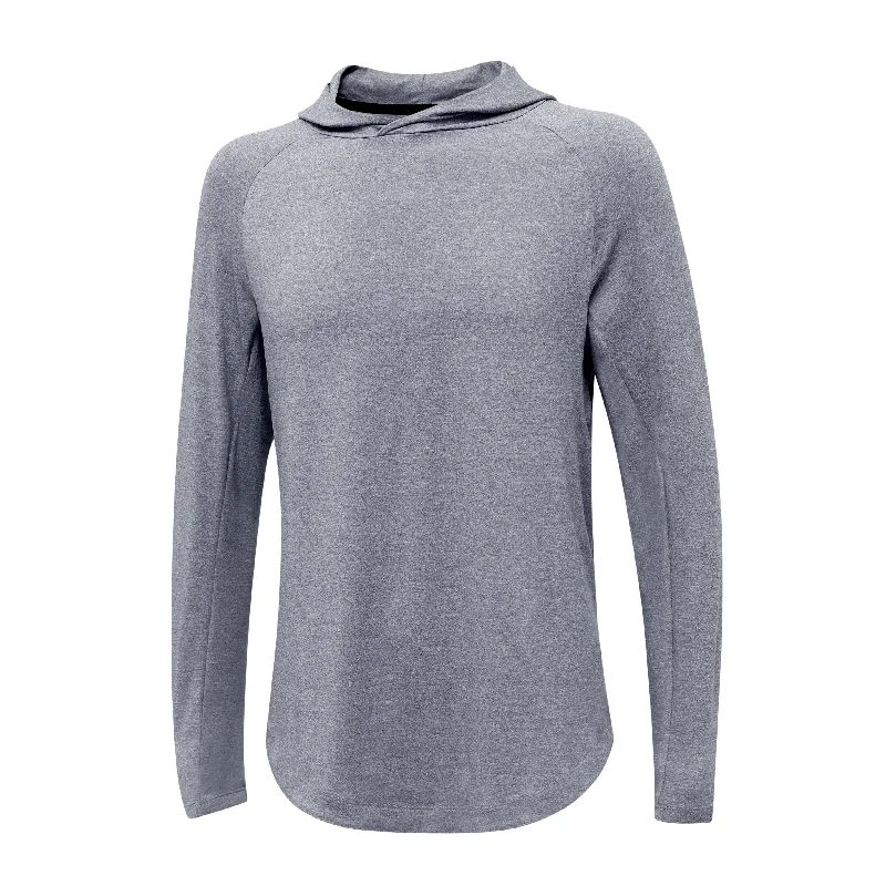 Grey Heather Light Weight Performance Hoodie Unique Women's Upcycled