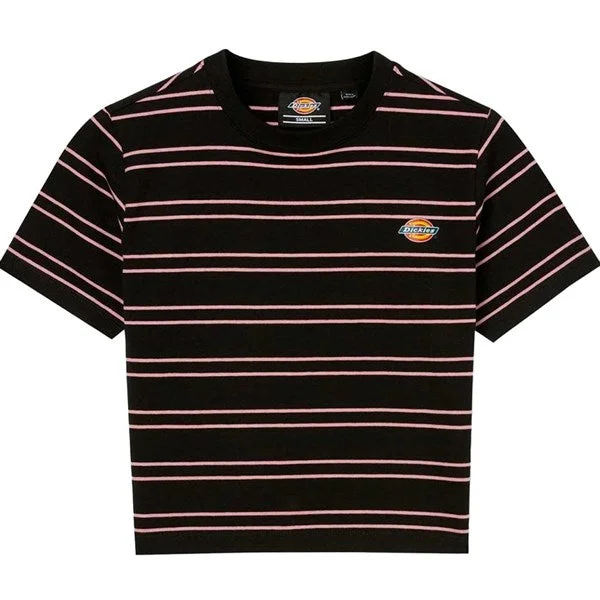 Dickies Westover Stripe Tee Black Foxglove Athletic Women's High - 