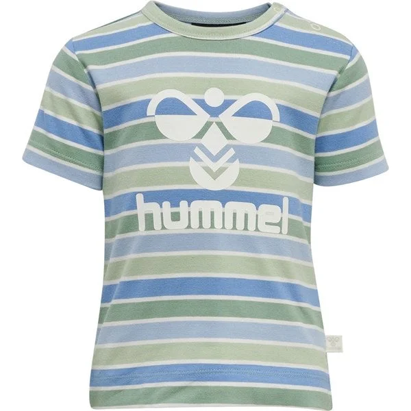 Hummel Grayed Jade Pelle T-shirt Classic Women's Pin - striped