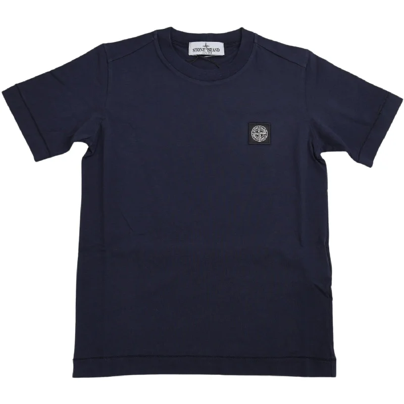 Stone Island Navy Blue Ss T-Shirt Luxurious Women's High -  end