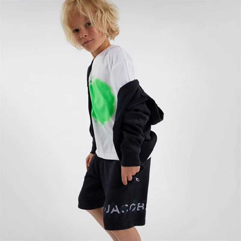 Little Marc Jacobs White Green T-shirt Sporty Women's Athleisure 
