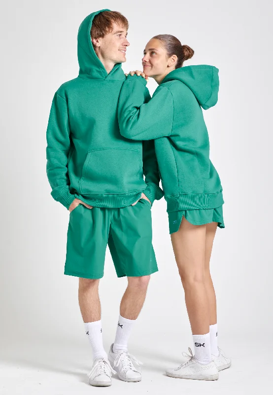 Hoodie unisex, smaragd grün Disco